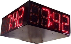 DC80 Four Sided Clock
