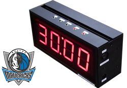 Dallas Mavericks Battery Operated LED Clock