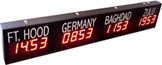 Digital Time Zone Displays